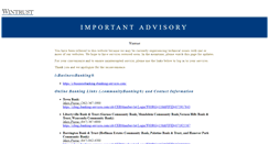 Desktop Screenshot of optin.nscbank.com